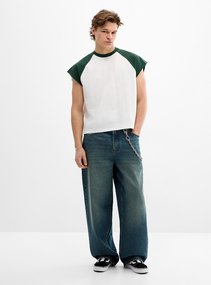 Vintage blue 5-pocket jean Camden fit - Baggy product image (primary)