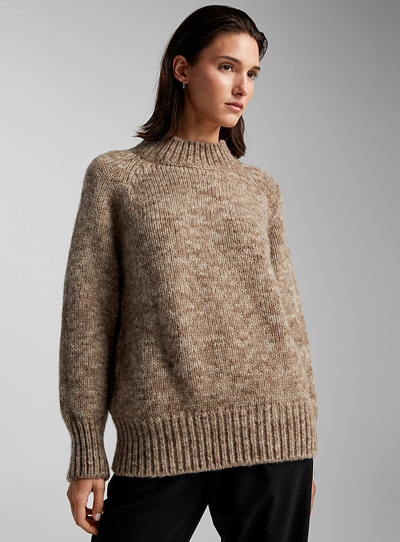Maison Margiela Sand Nuanced wool sweater for women