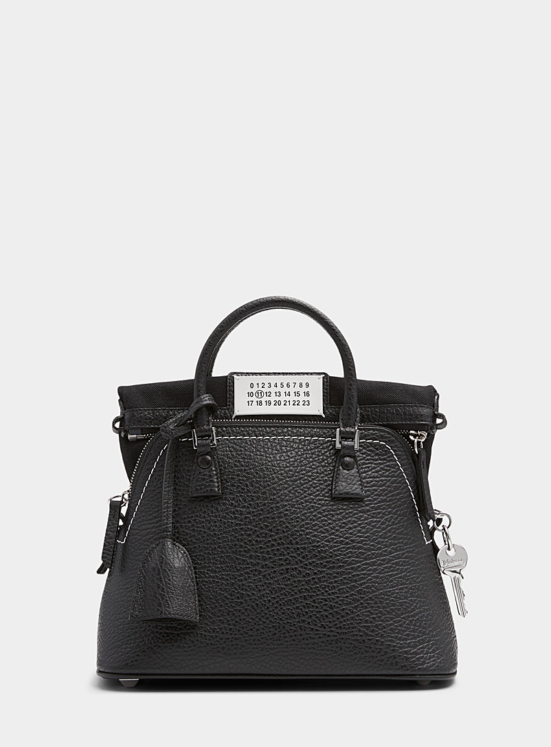 Maison Margiela: Le sac à main 5AC classique mini Noir pour femme