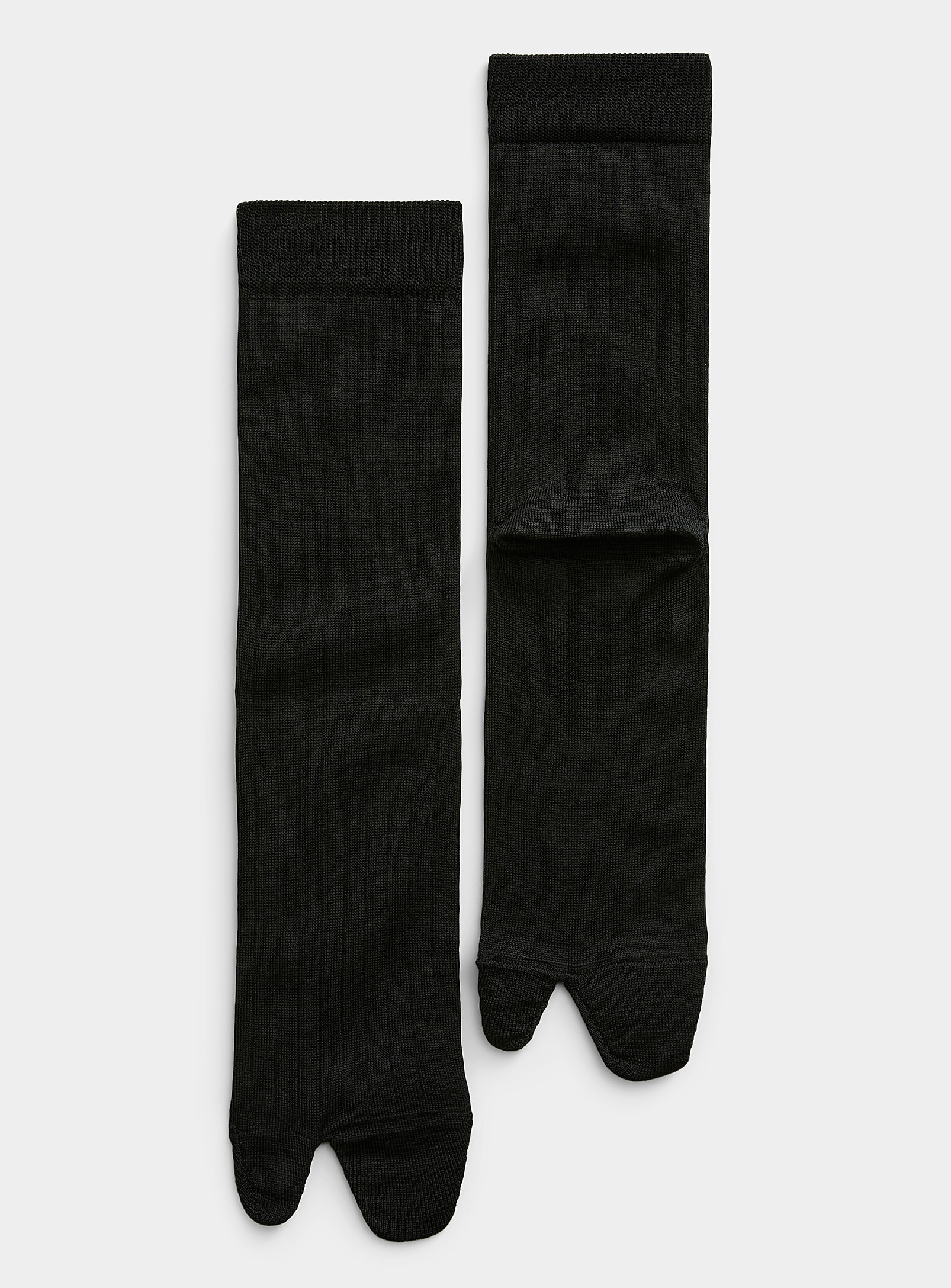 Maison Margiela Black Bootleg Socks