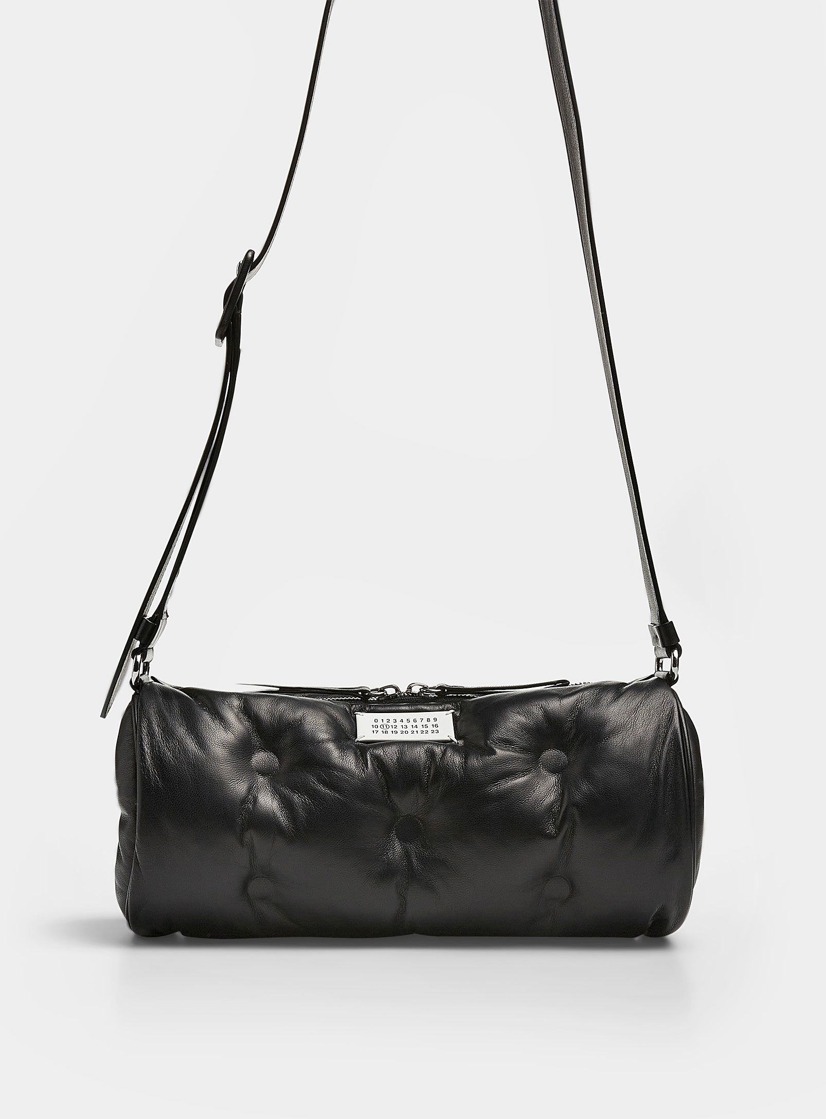 Shop Maison Margiela Glam Slam Pillow Bag In Black