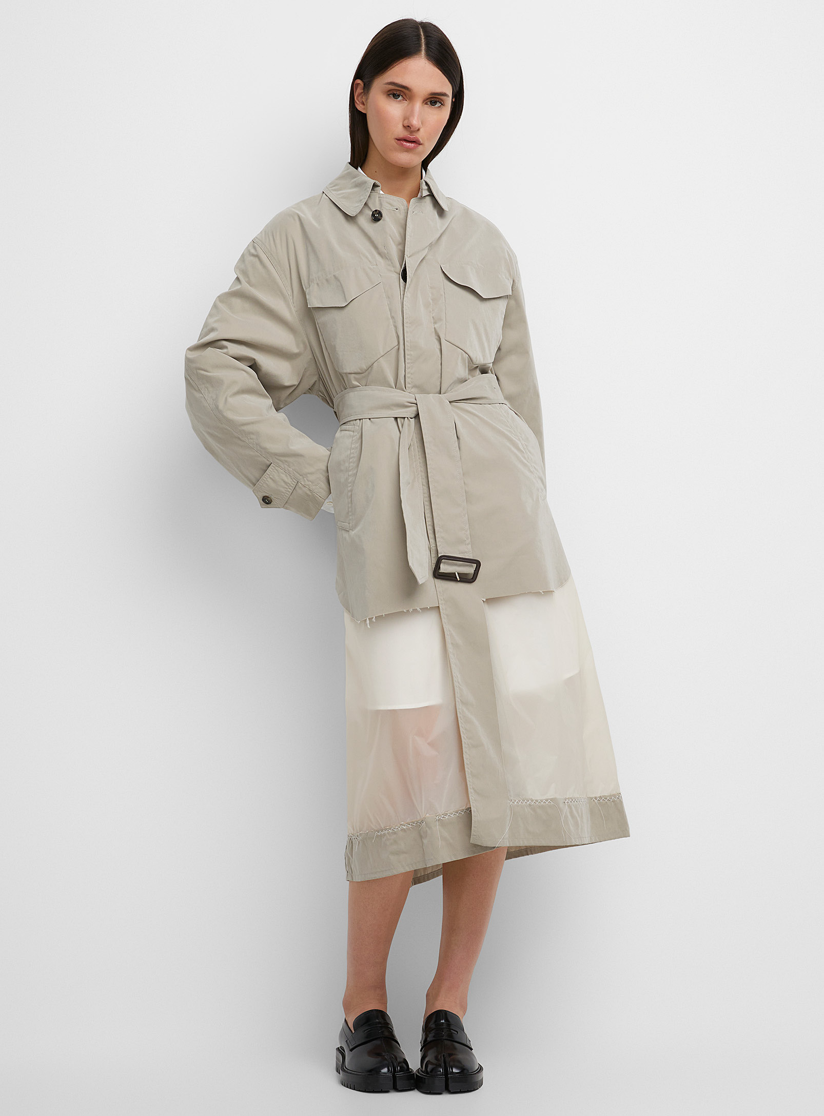 Maison Margiela - Women's Sheer reversible trench coat