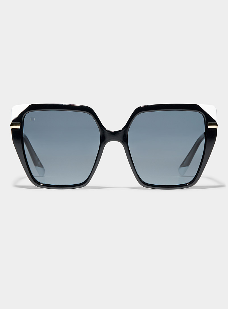 Prive Revaux Black Call Back square sunglasses for women