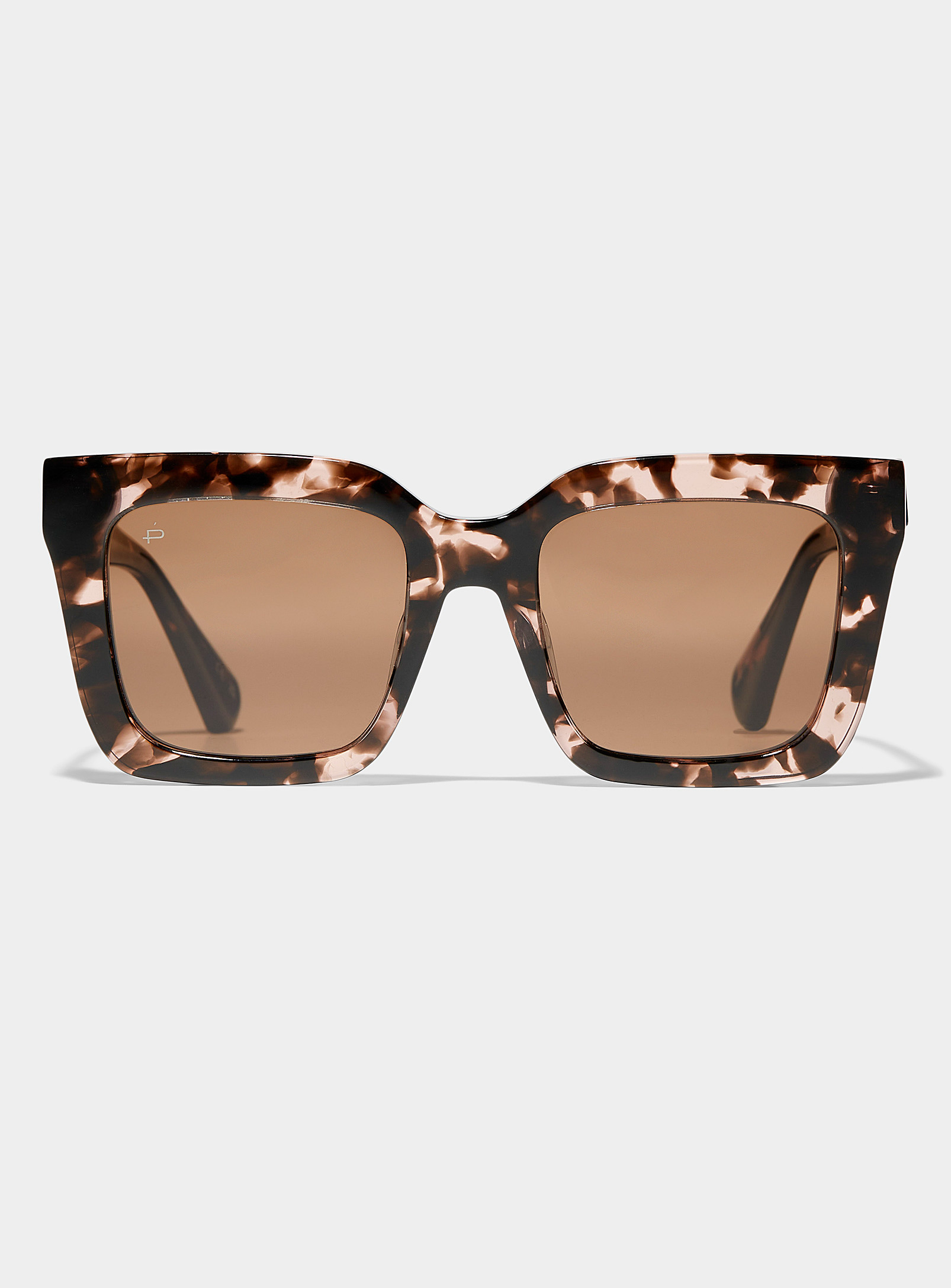 Privé Revaux Coffee Pls Solid Sunglasses In Brown