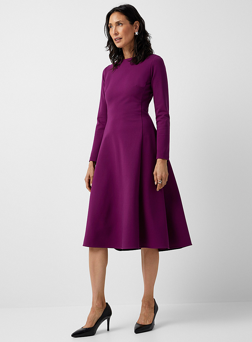 Carmelle minimalist fit-and-flare dress, Editions de robes
