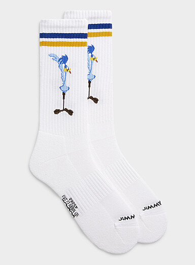 Road Runner and Coyote athletic socks