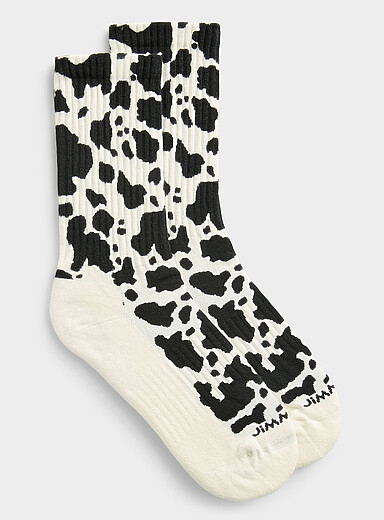 La chaussette coussin&eacute;e vache
