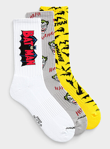 Le coffret chaussettes Batman Emballage de 3