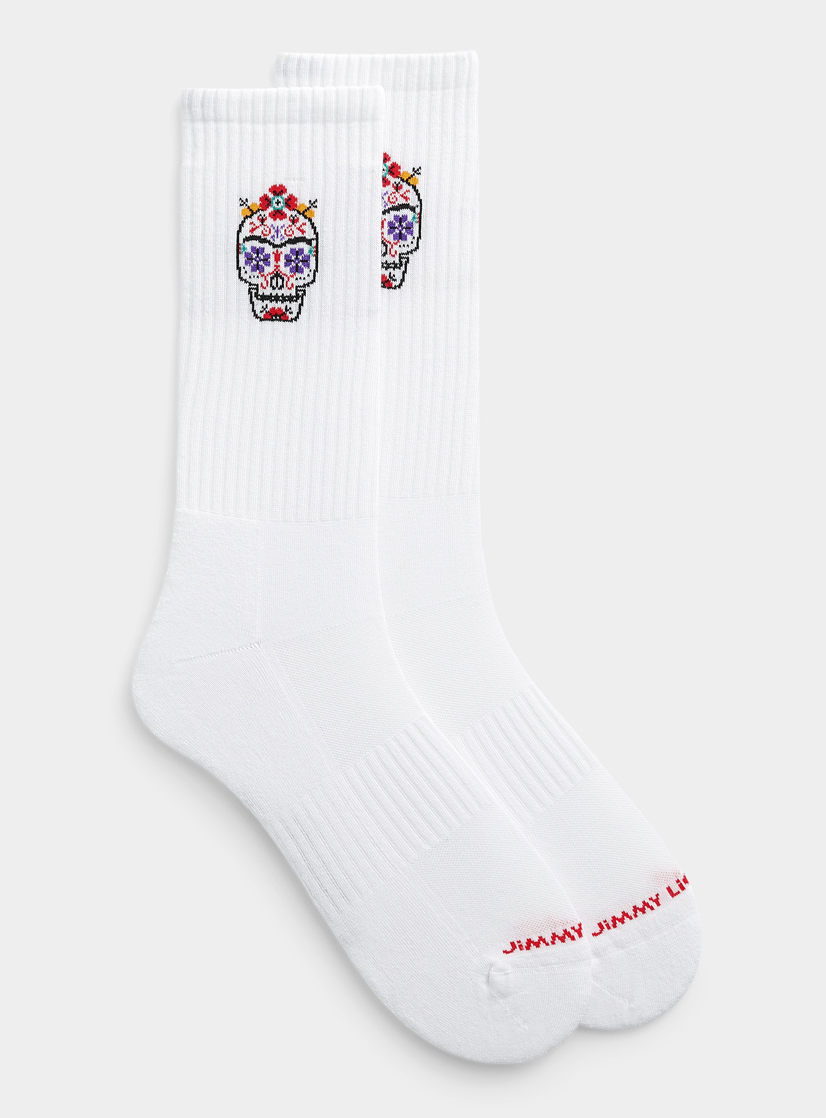 Jimmy Lion - Men's Frida Kahlo Calavera athletic sock
