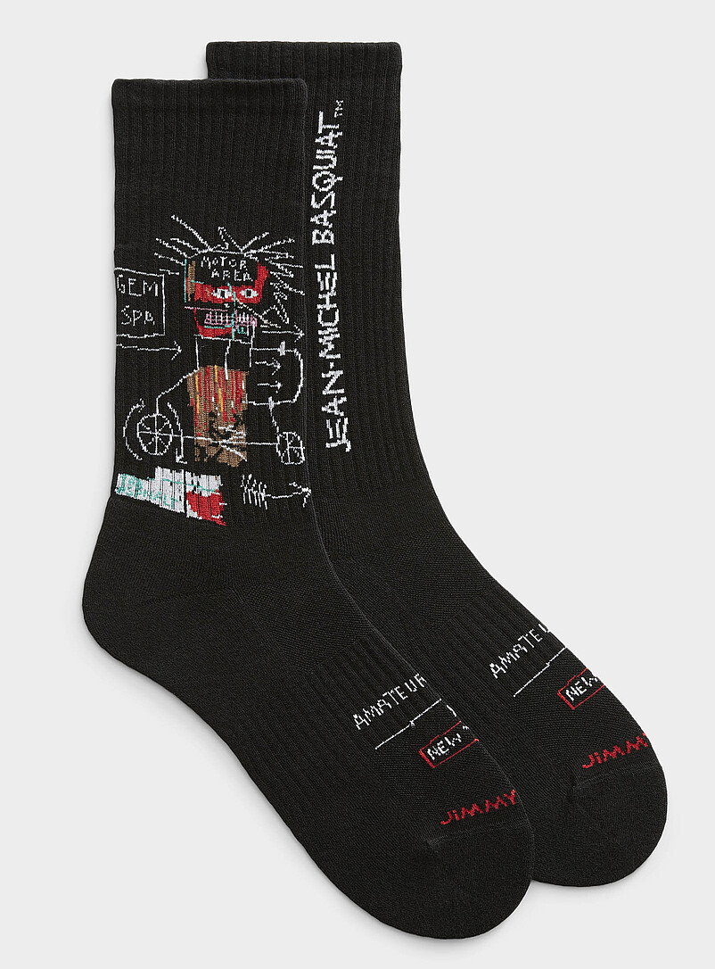 Basquiat sock product image (primary)