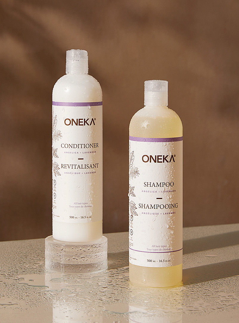 Oneka: Le duo shampoing et revitalisant Angélique et lavande
