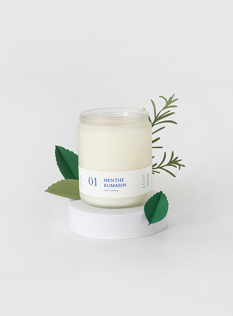 Flambette Rosemary Mint Mint and rosemary scented candle set