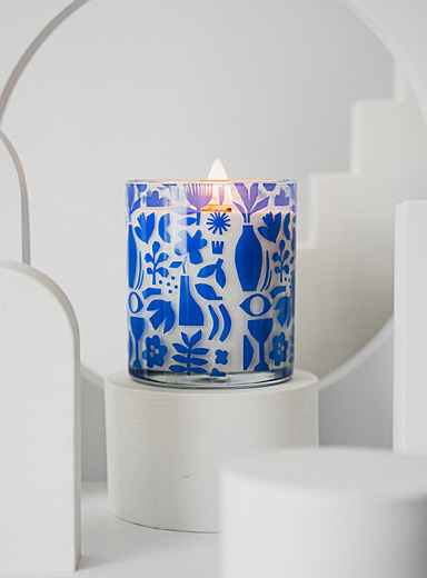 Sage wood and sea salt scented candle Flambette X Myriam Van Neste