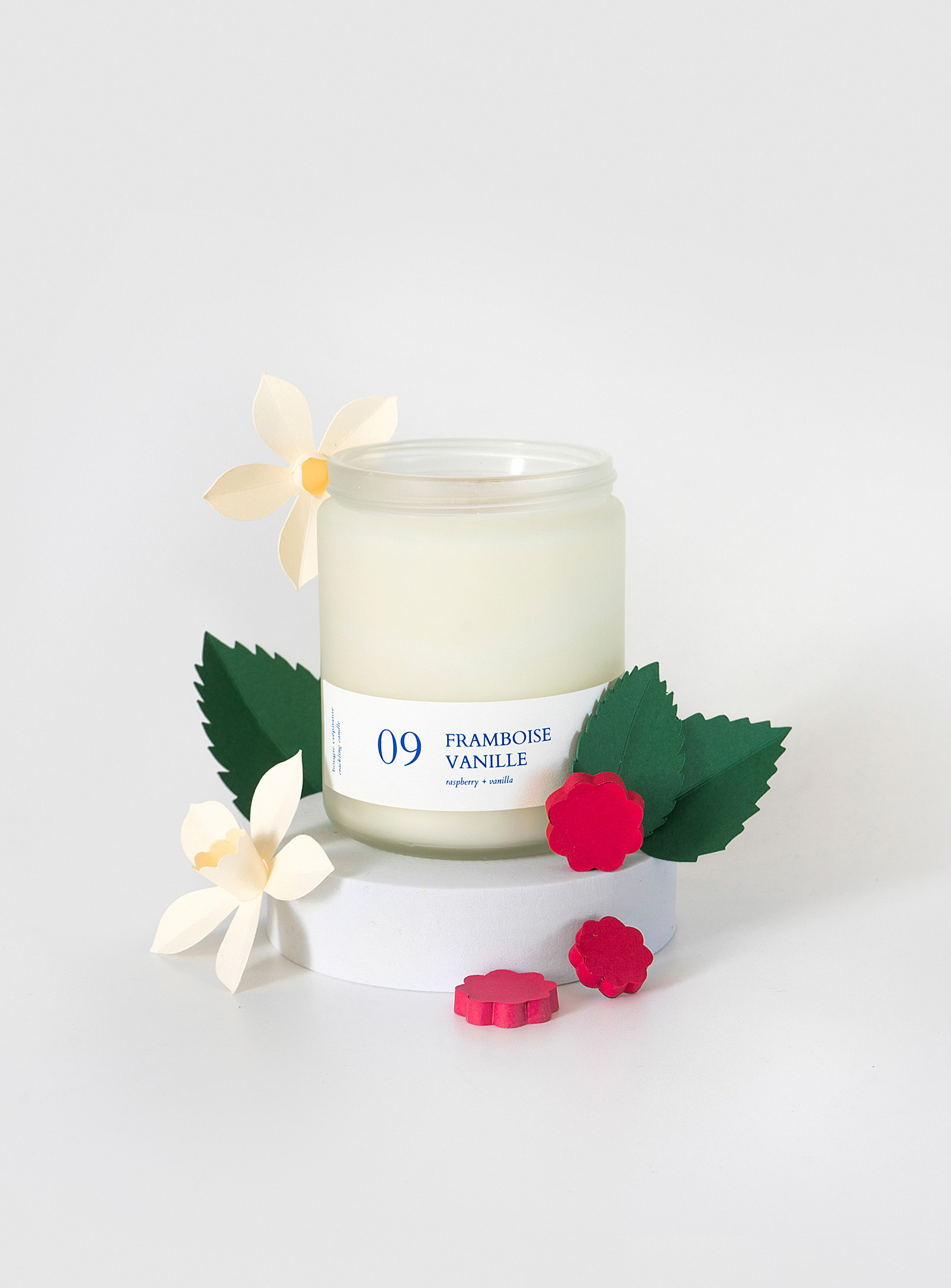 Flambette - Raspberry and vanilla scented candle