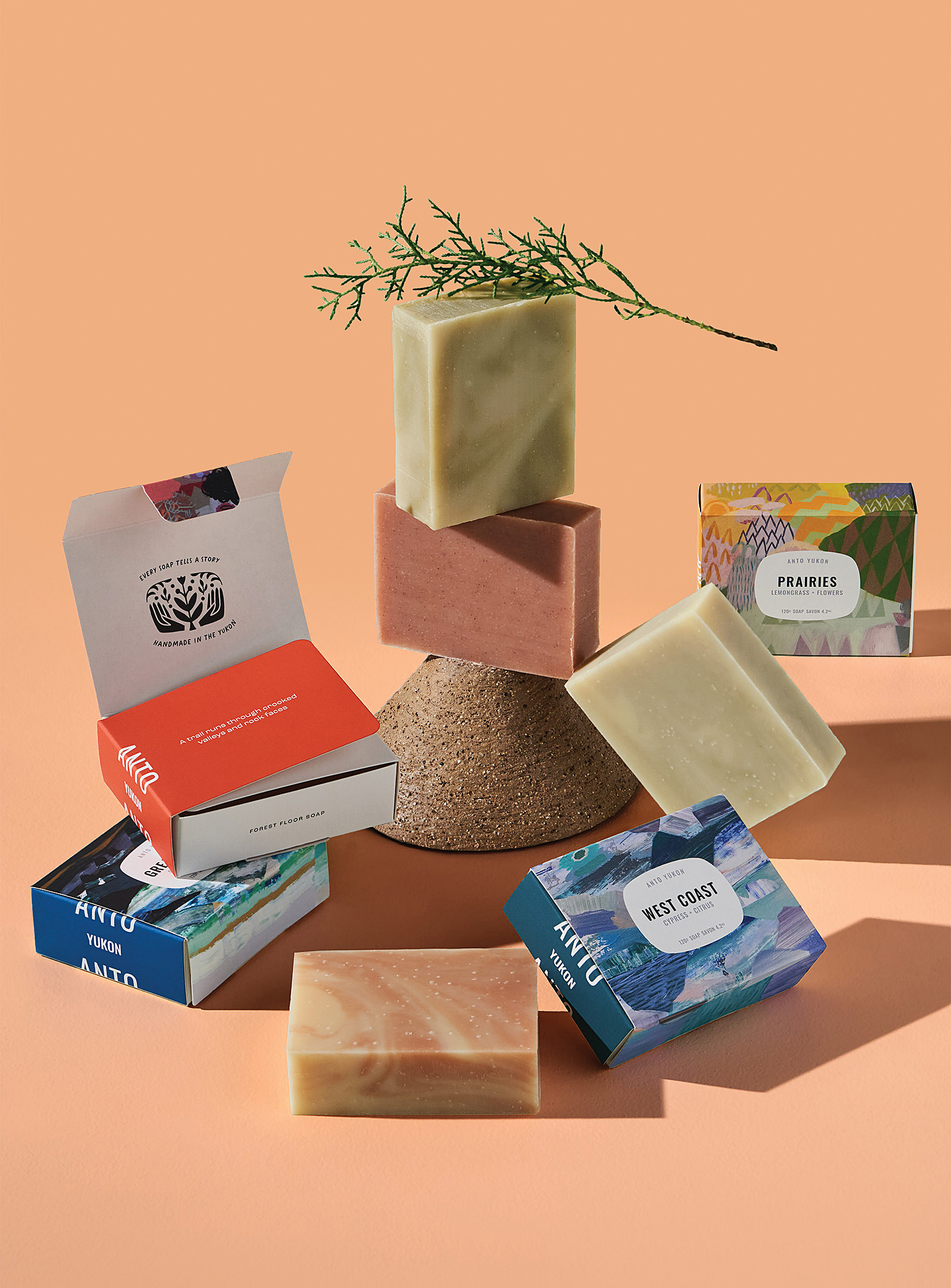 Anto Yukon - Canada soap set In collaboration with artist Meghan Hildebrand