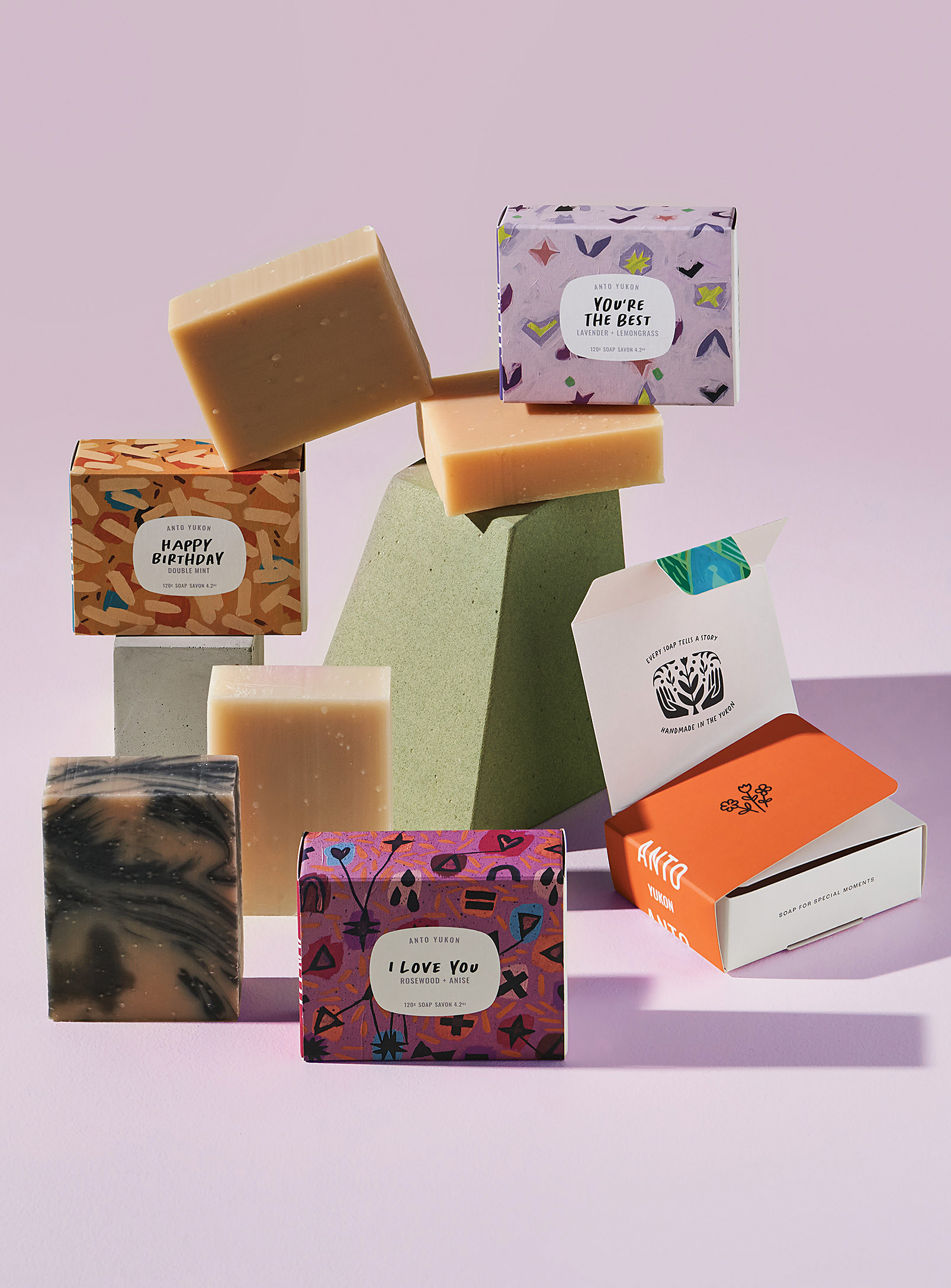 Anto Yukon - Expressions soap set In collaboration with artist Meghan Hildebrand