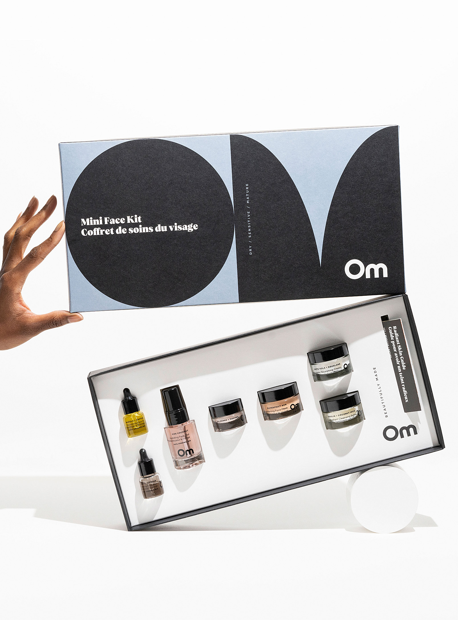 Om Organics - L'ensemble minisoins pour peau sèche Ensemble de 7