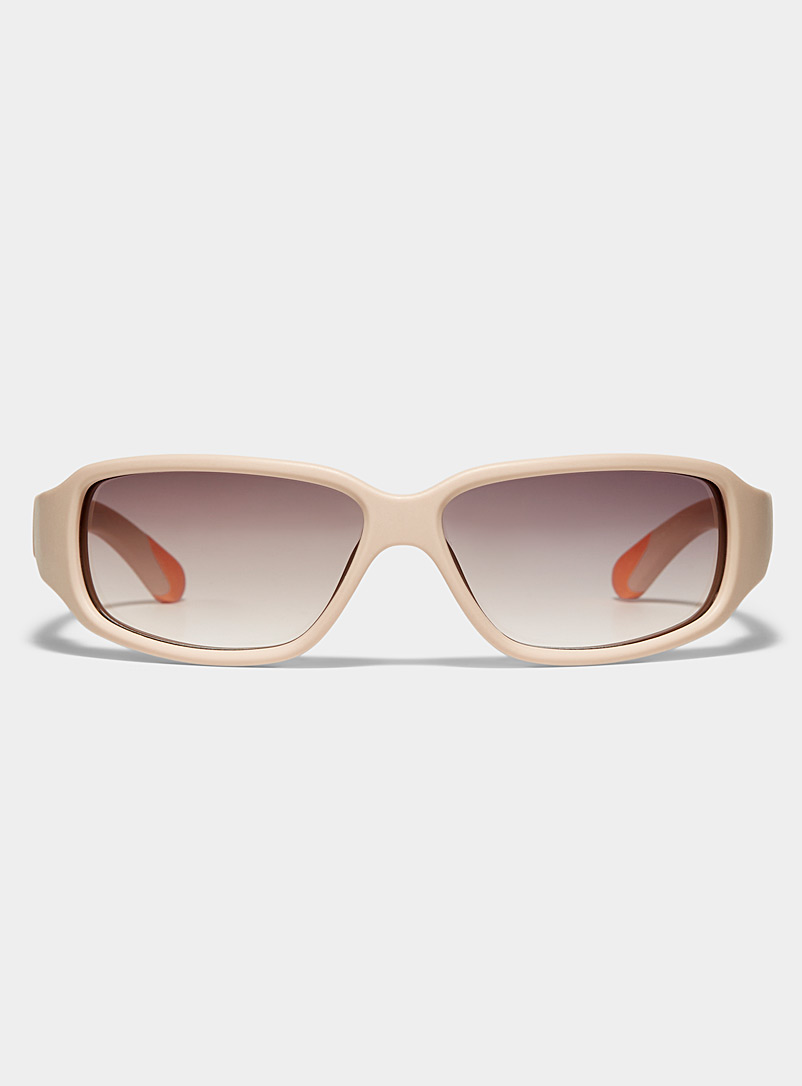 Bonnie Clyde: Les lunettes de soleil sport Best Friend Beige crème pour homme