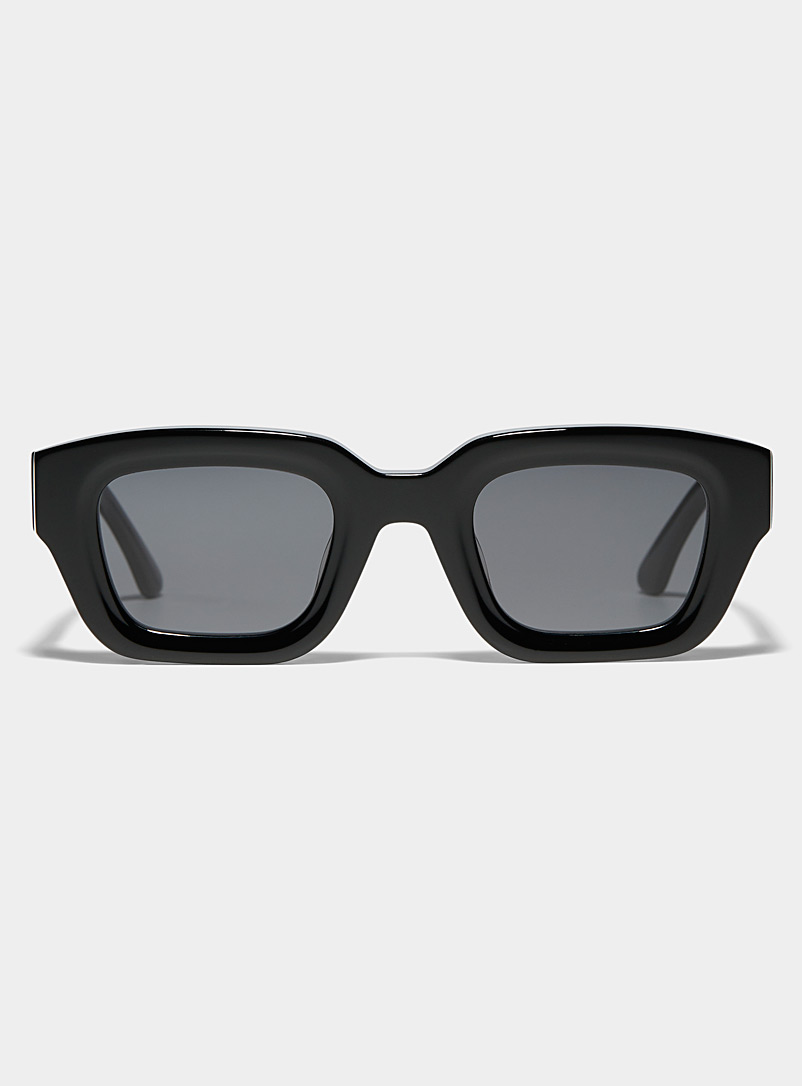 Bonnie Clyde: Les lunettes de soleil massives Karate Noir pour homme