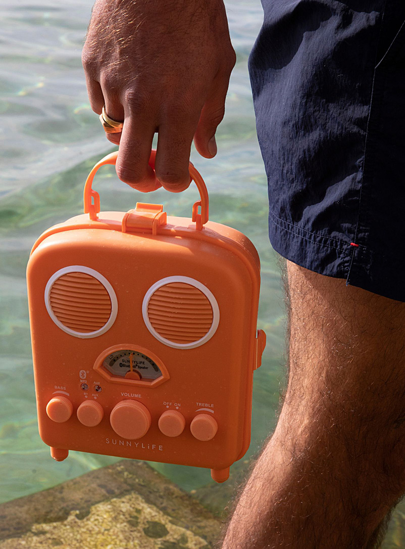 Sunnylife Orange Beach Sounds speaker