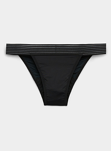 Pimfylm Cotton Thongs Overnight Period Underwear for Women - Absorbent  Period Panties Heavy Flow Dark Blue XX-Large 