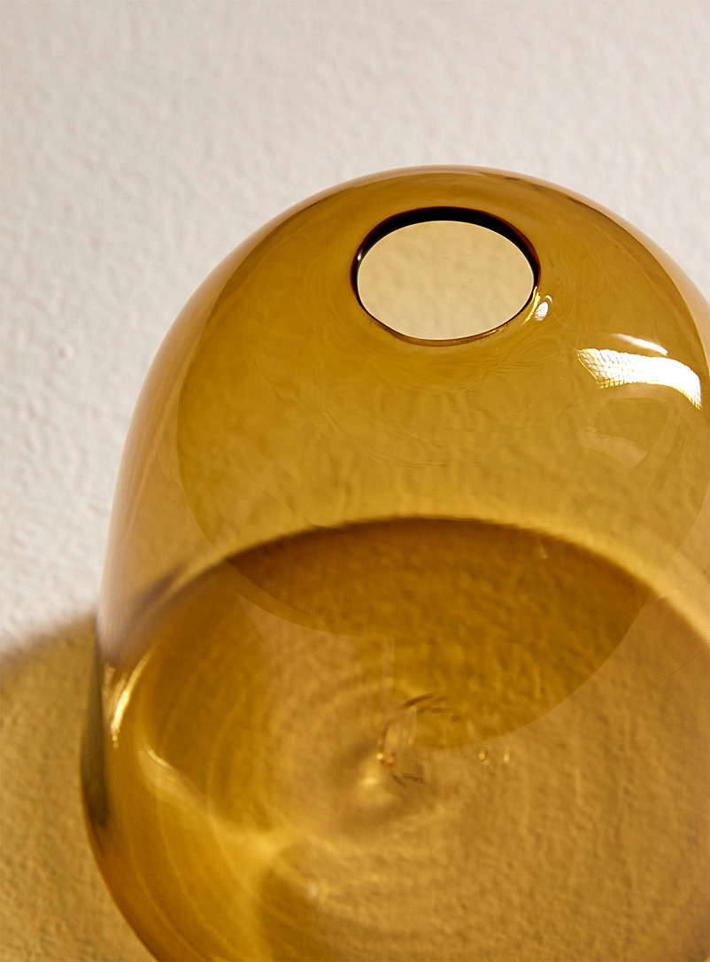Silvia Taylor Gold Hillock small blown glass vase