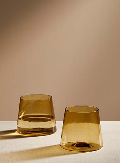 Silvia Taylor Charcoal Colourful glass set