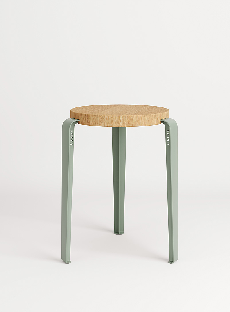 TIPTOE Eucalyptus Green Oak LOU stool