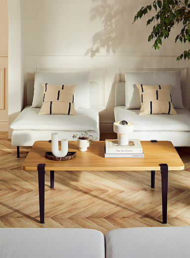TIPTOE Grey SANTIAGO eco-certified wood coffee table