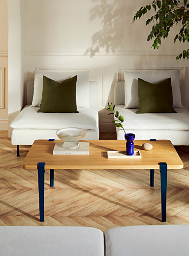 TIPTOE Grey SANTIAGO eco-certified wood coffee table