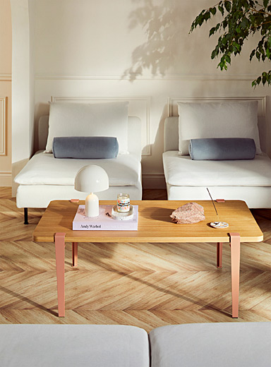 TIPTOE Grey SANTIAGO eco-certified wood coffee table