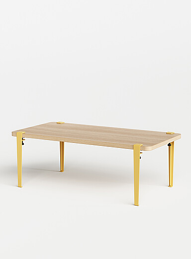 TIPTOE Grey SANTIAGO eco-certified wood coffee table