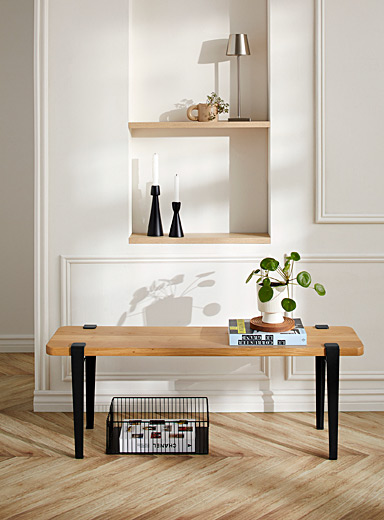 DUKE eco-certified oak bench