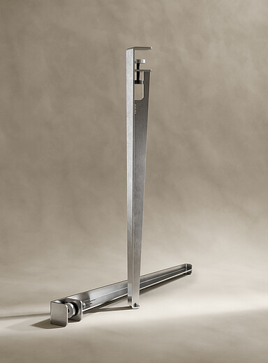Les pieds pour table basse et banc en acier 43 cm &Eacute;dition Core Ensemble de 4