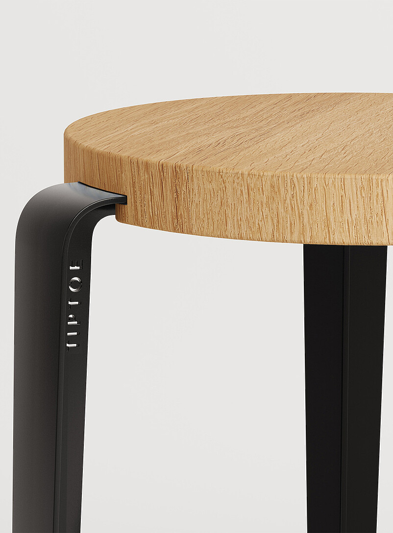Oak LOU stool product image 2