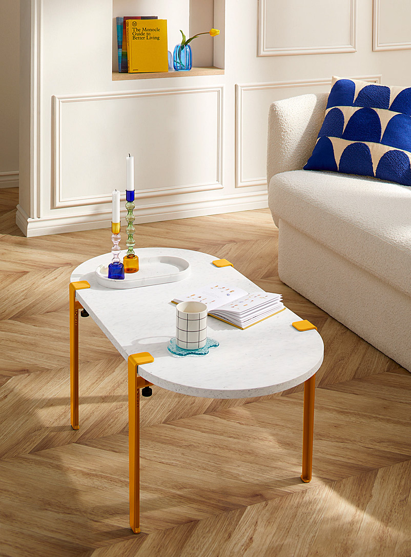 Venezia Rounded Recycled Plastic Coffee Table