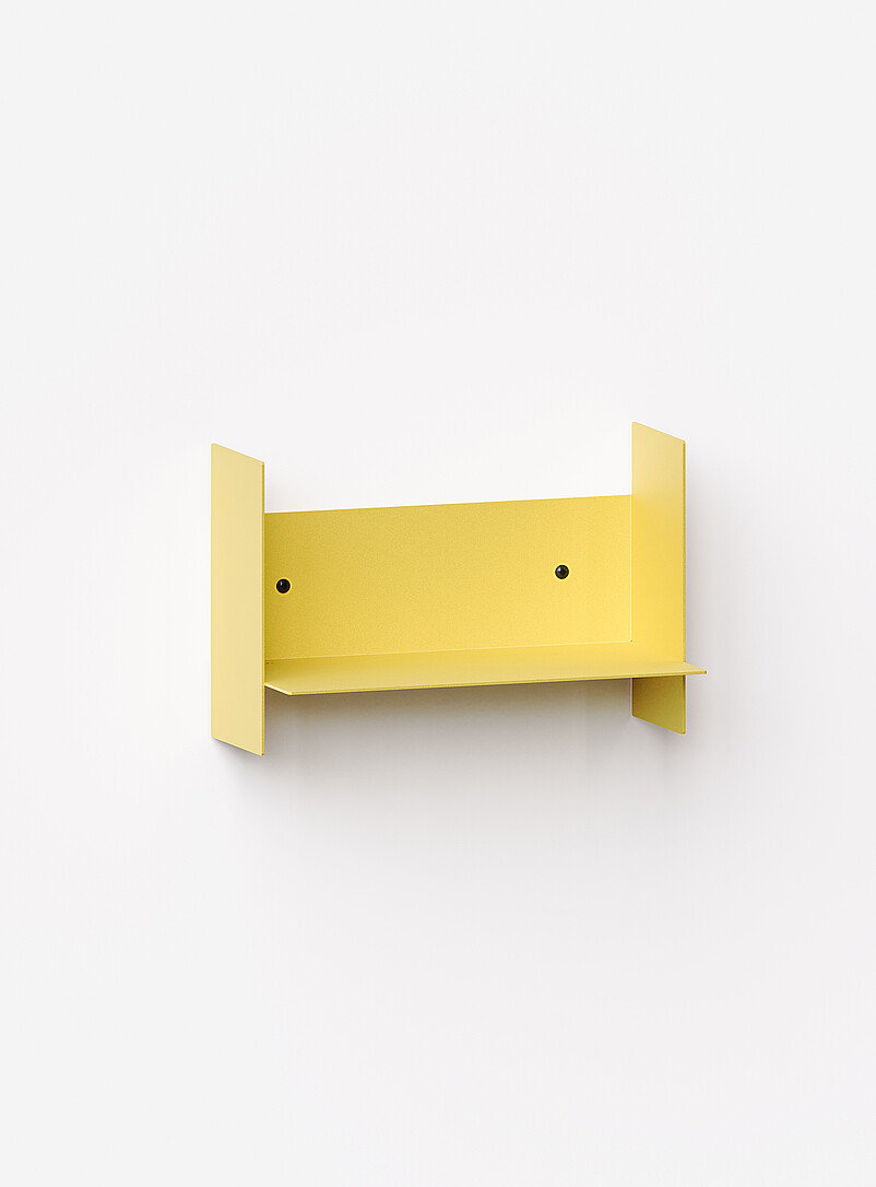 Pli folded steel wall-mounted shelf unit 30 cm long product image 2
