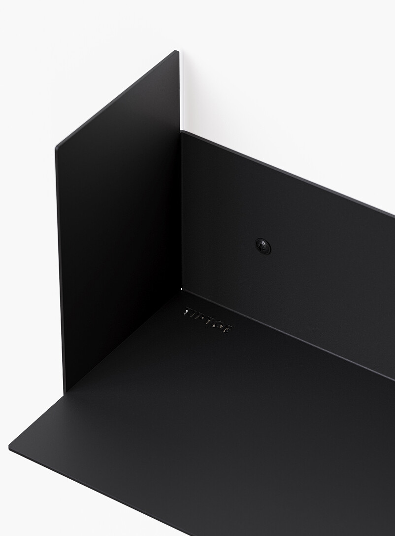 Pli folded steel wall-mounted shelf unit 45 cm long product image 2