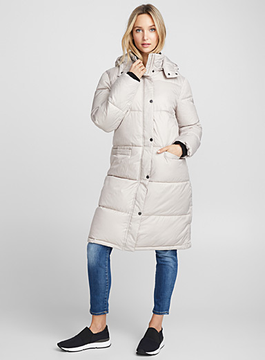 Long shiny puffer jacket | Contemporaine | Shop Women's Quilted and ...