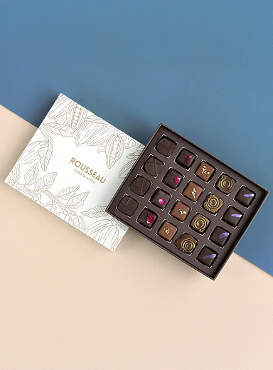 La bo&icirc;te de chocolats fins Nouvelle-&Eacute;cosse 20 chocolats artisanaux