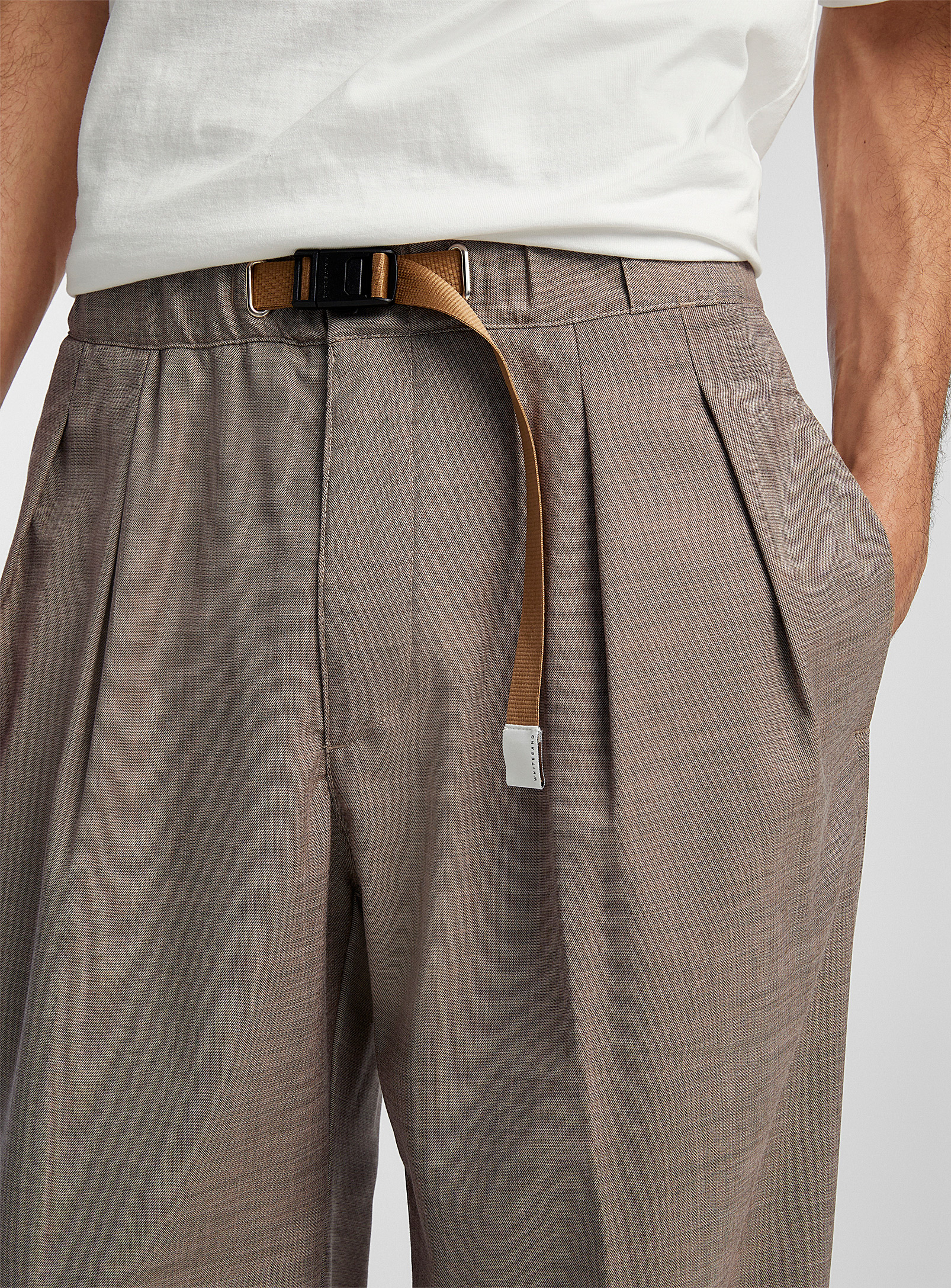 Whitesand - Le pantalon en chambray à jambe large