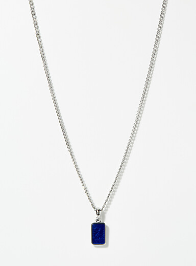 Accent plate necklace