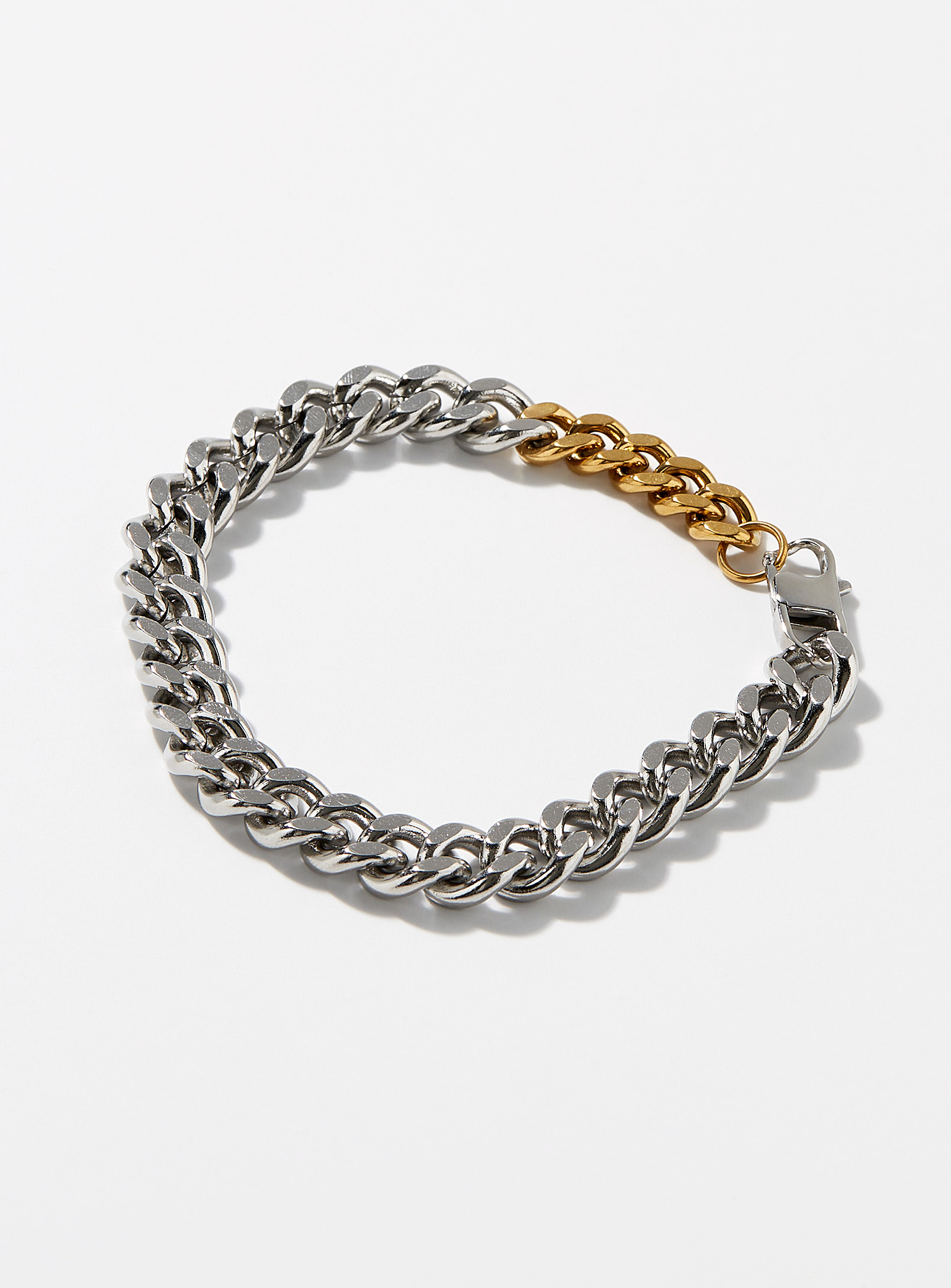 Le 31 Silvery And Gold Bracelet