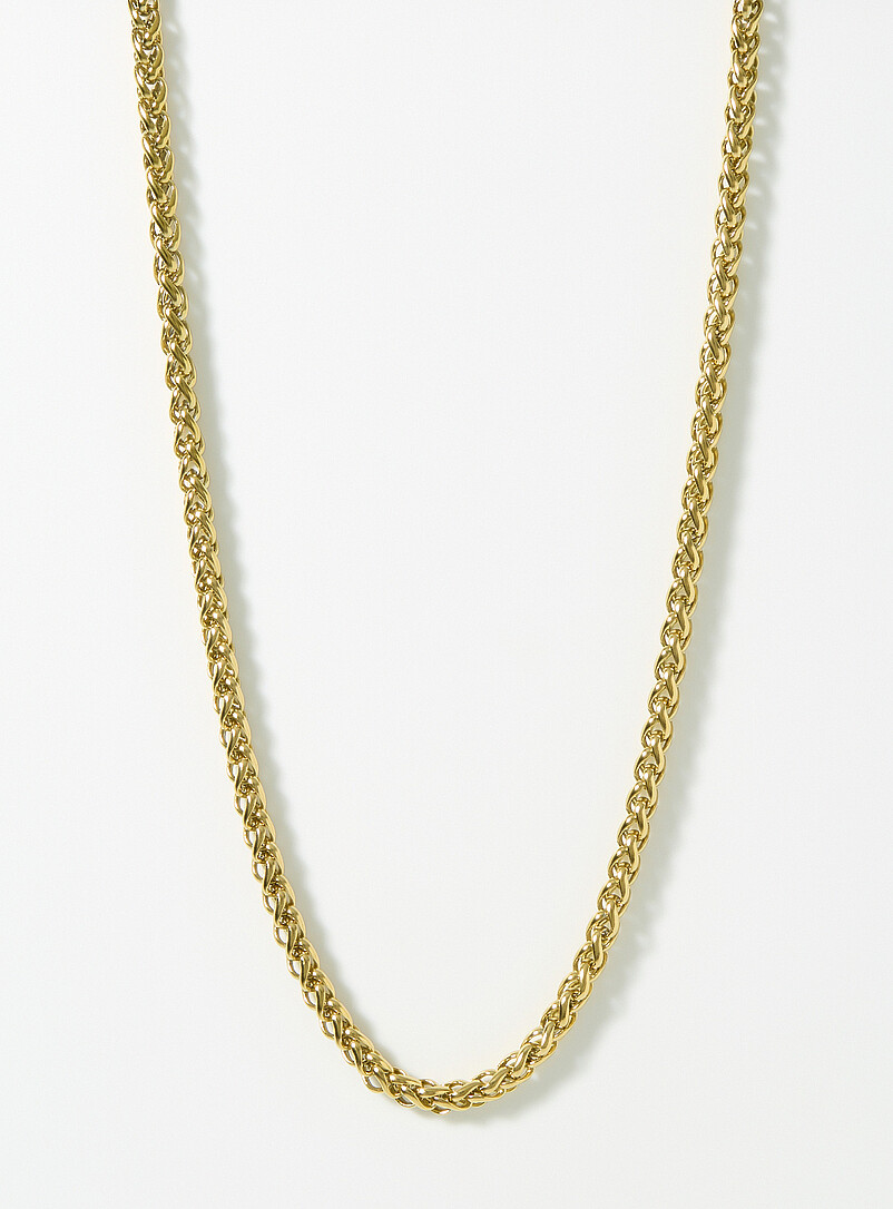 Stainless-steel palm tree link chain product image (primary)