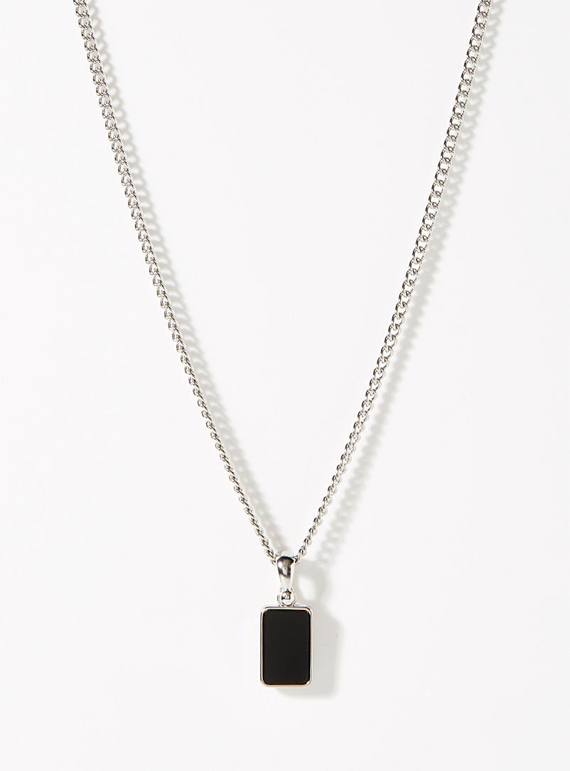 Accent plate necklace product image (primary)