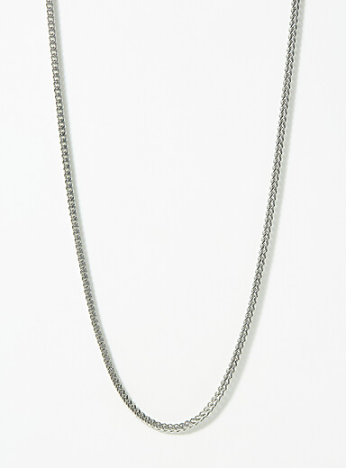 Stainless-steel curb-link chain