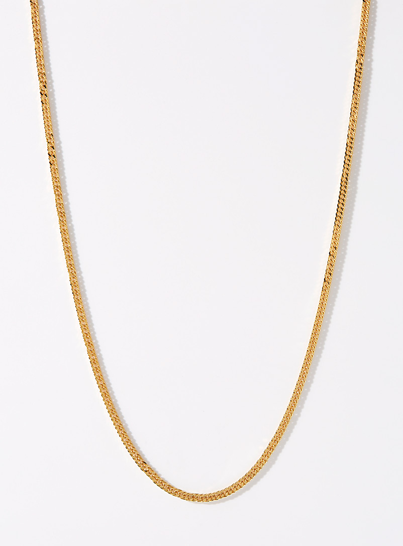 Le 31: La fine chaîne minimaliste dorée Or pour homme