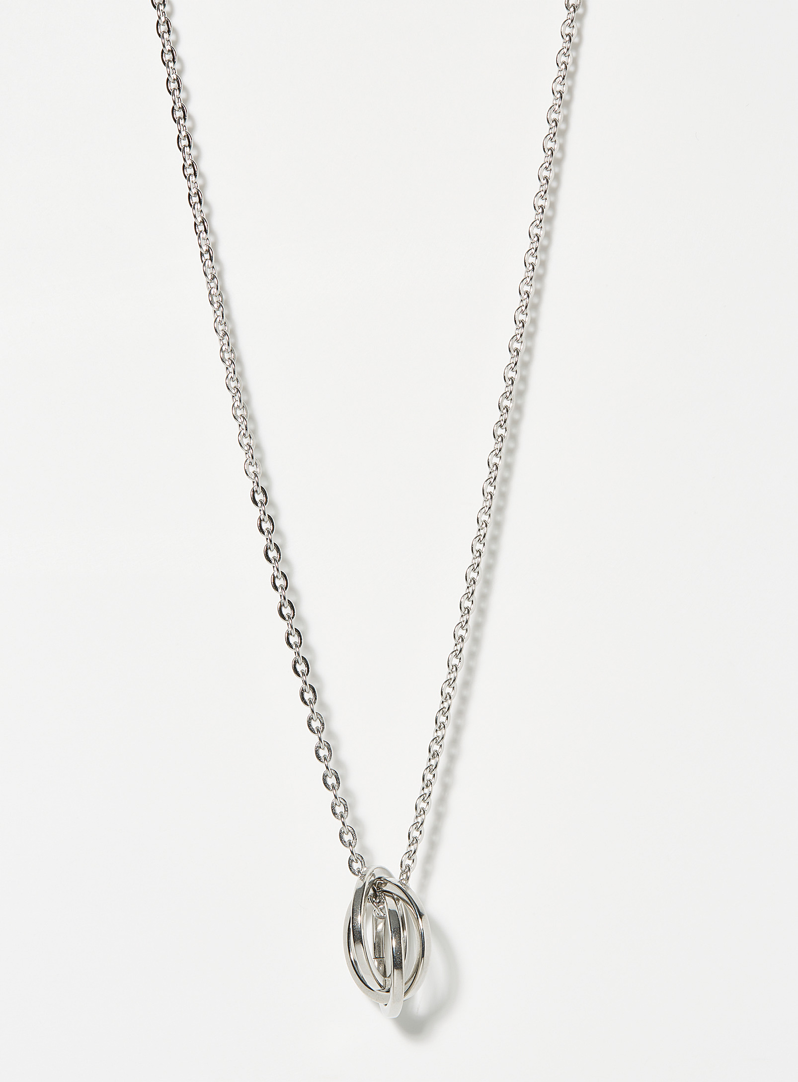 Le 31 Ring Necklace In Gray