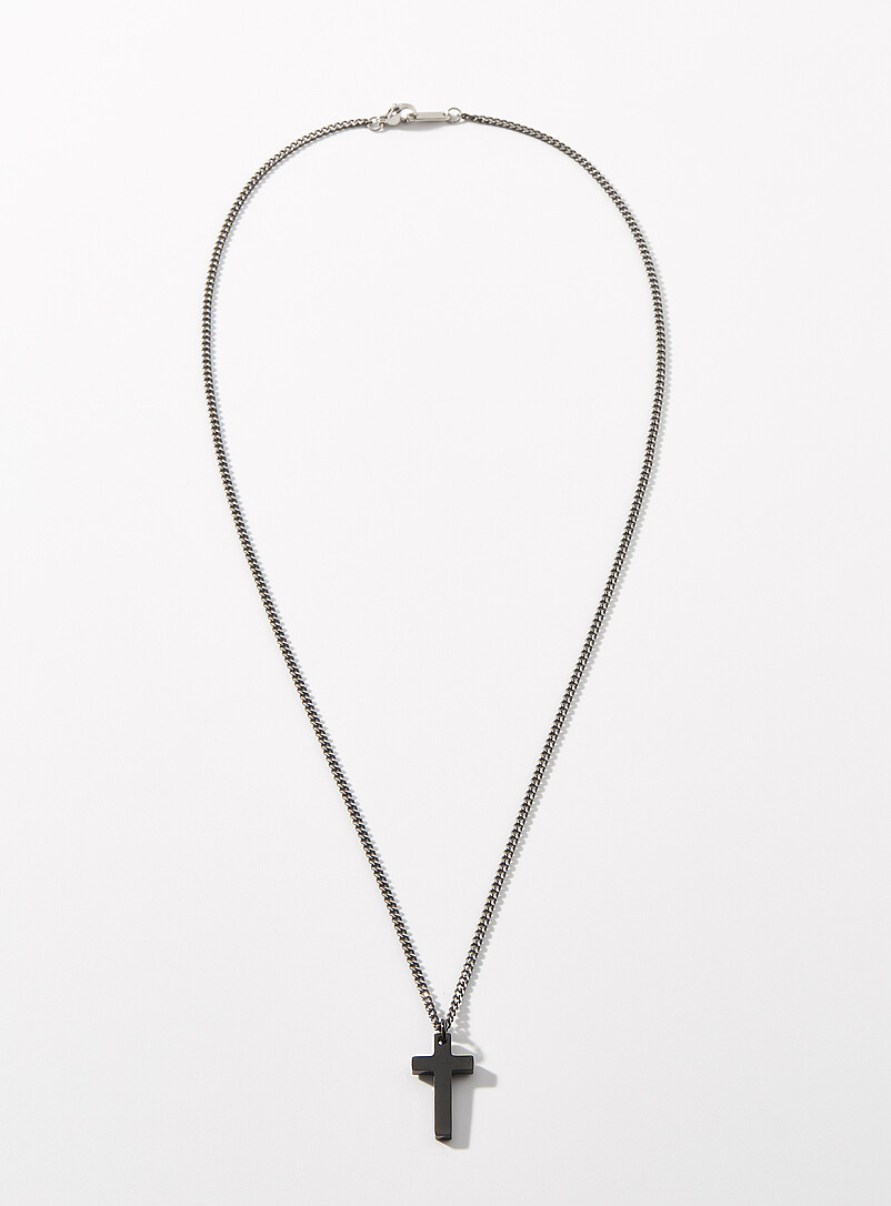 Small cross necklace product image (primary)