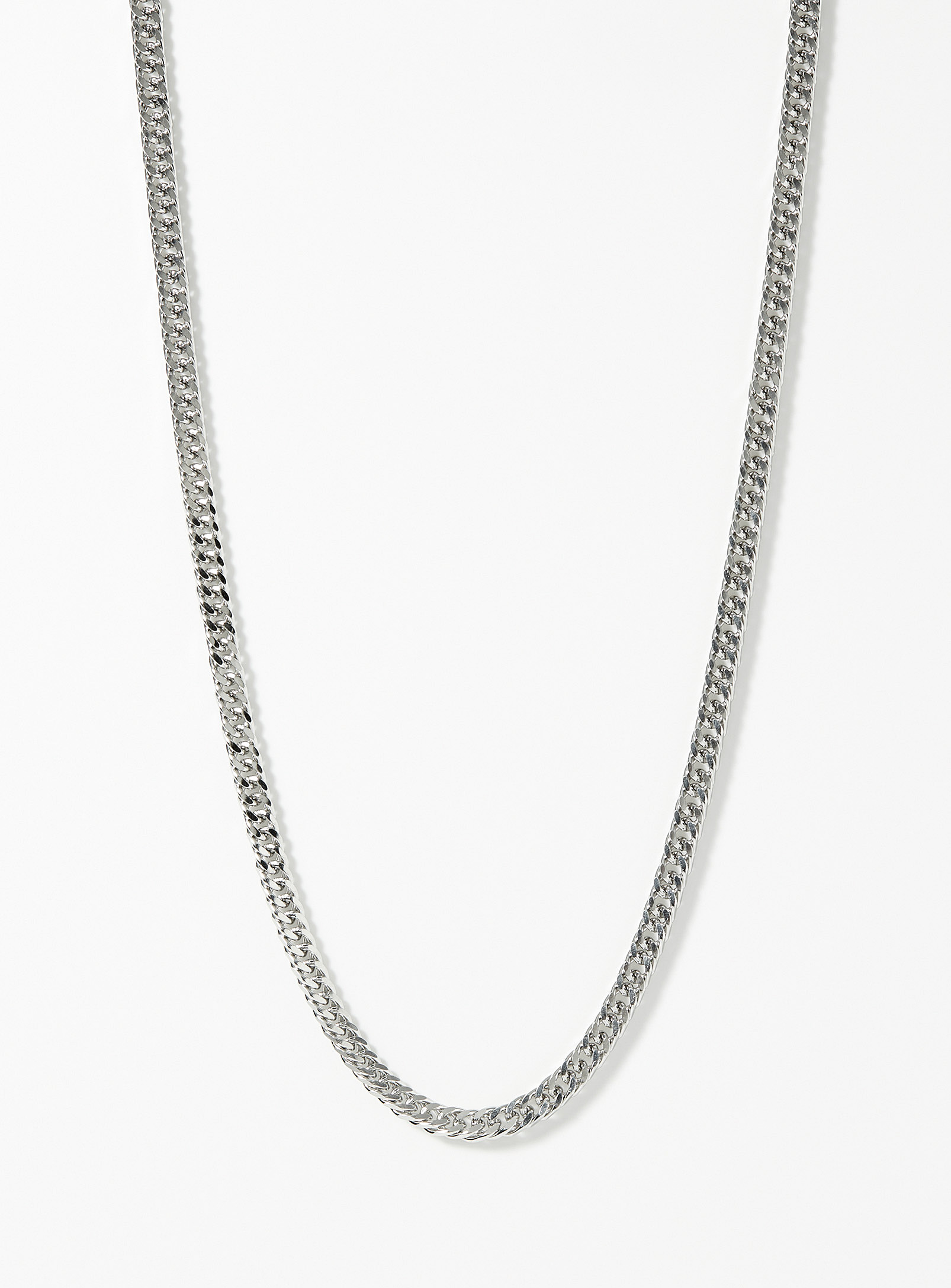 Le 31 - Men's Silver curb-link chain